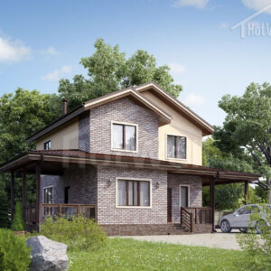 Проект «И-192» из СИП-панелей, 192 м²