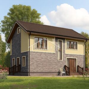 Проект «К-160» из СИП-панелей, 160 м²