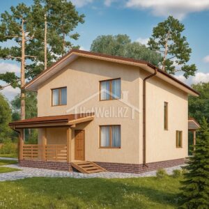 Проект «Н-158» из СИП-панелей, 158 м²