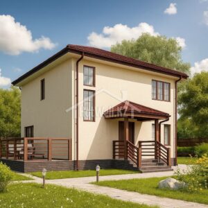 Проект «Л-147» из СИП-панелей, 147 м²
