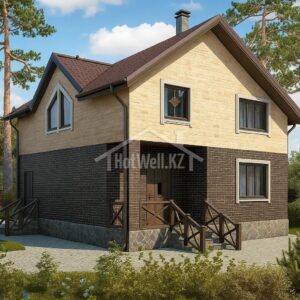 Проект «П-154» из СИП-панелей, 154 м²