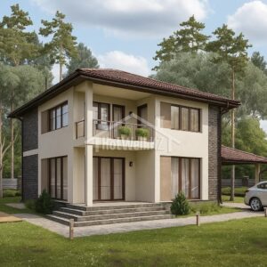Проект «Ц-178» из СИП-панелей, 178 м²