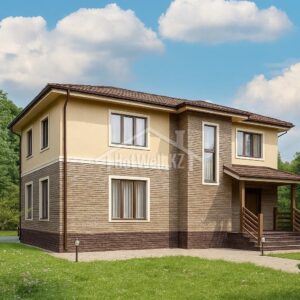 Проект «П-153» из СИП-панелей, 153 м²