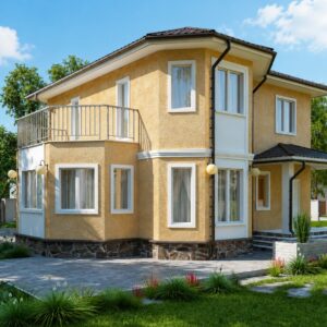 Проект «Ч-151» из СИП-панелей, 151 м²