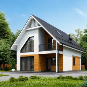 Проект «Ф-190» из СИП-панелей, 190 м²