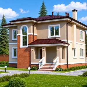 Проект «Б-184» из СИП-панелей, 184 м²