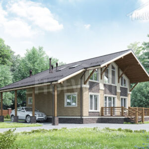 Проект «Ж-176» из СИП-панелей, 176 м²