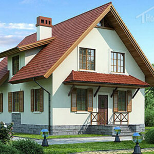 Проект «О-135» из СИП-панелей, 135 м²